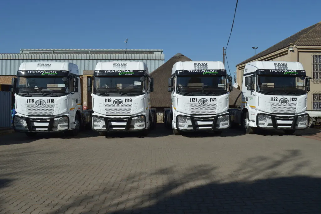 Trafalgar Logistics truck fleet
