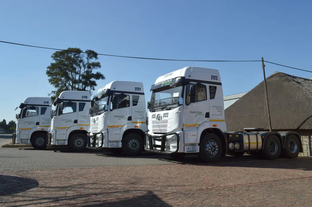 Trafalgar Logistics truck on route